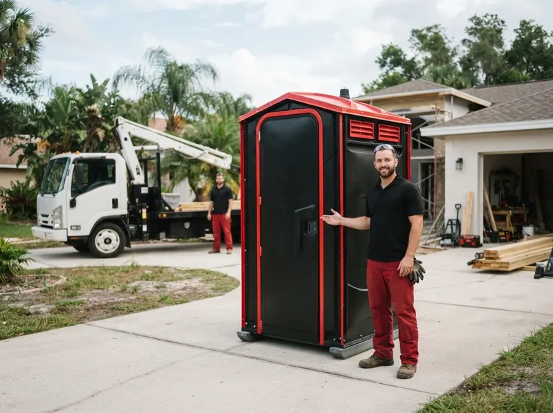 Construction Site Porta Potty Rental in Orlando, FL
